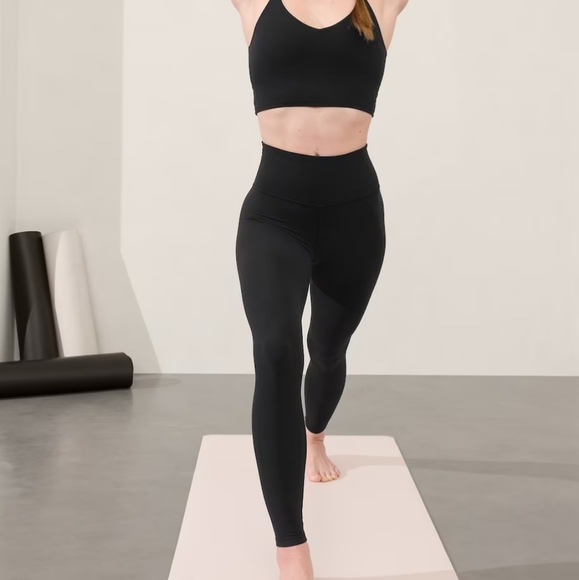 Athleta Ultra High Rise Elation Black Leggings Size XL - Picture 2 of 7